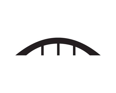 bridge ilustration logo vector templateのイラスト素材