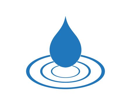 Water drop Logo Template vector illustration designのイラスト素材