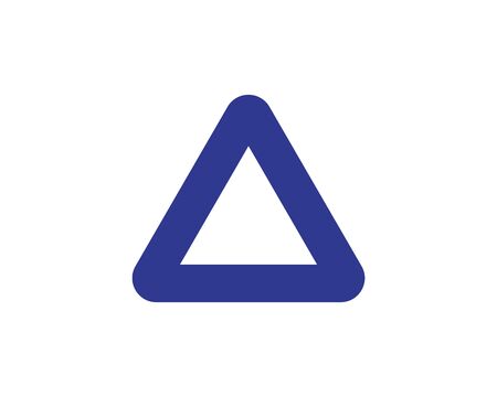 triangle Logo Template designのイラスト素材