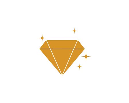 Diamond Logo Template vector icon illustration designのイラスト素材