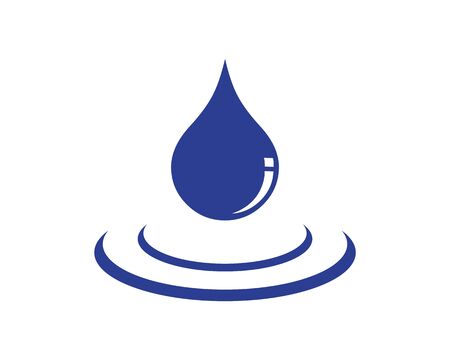 water drop Logo Template vector illustration designのイラスト素材