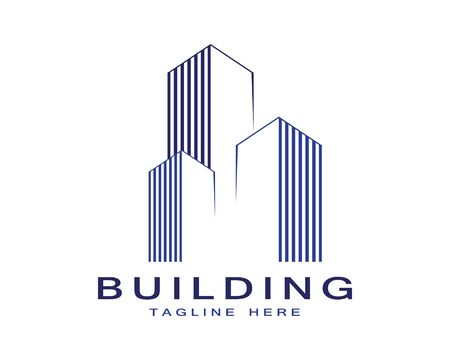 Building  logo vector illustration designのイラスト素材