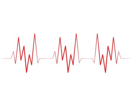 Art design health medical heartbeat pulse vector templateのイラスト素材