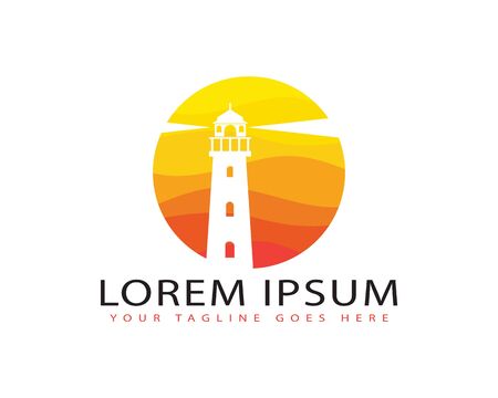 Light House Logo Templateのイラスト素材