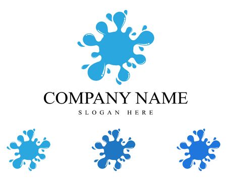 Illustration of Water Splash Vector Iconのイラスト素材