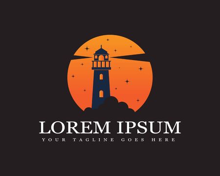 Light House Logo Templateのイラスト素材