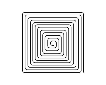 Vortex logo vector icon templateのイラスト素材