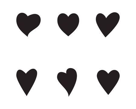 Love Logo and symbols Vector Template icons appのイラスト素材