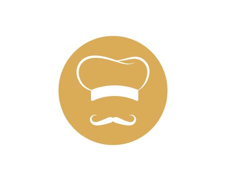 Chef logo template vector iconのイラスト素材