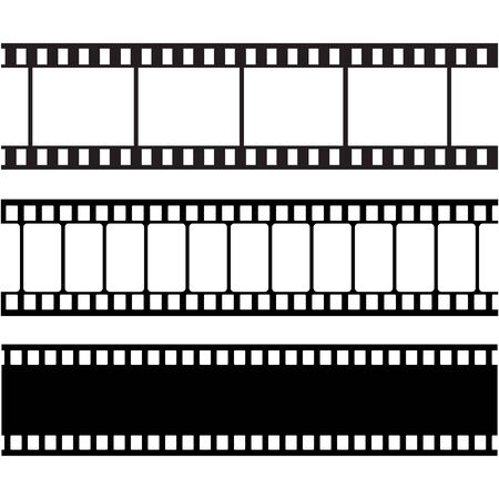 filmstrip Logo Template vector illustration designのイラスト素材