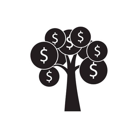 Money Tree Prosperity Symbol Logo Vectorのイラスト素材
