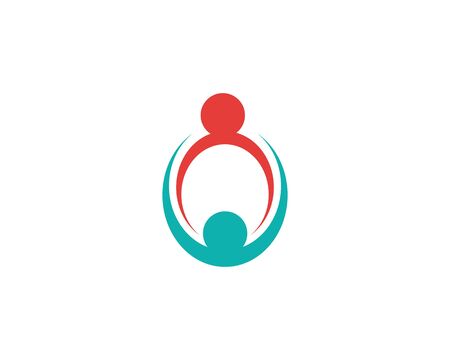 Collection Of People Icons In Circle - Vector Concept Engagement, Togethernessのイラスト素材