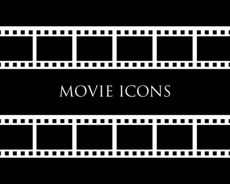 film strip Logo Template vector illustration designのイラスト素材