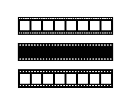 film strip Logo Template vector illustration designのイラスト素材
