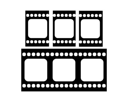 film strip Logo Template vector illustration designのイラスト素材