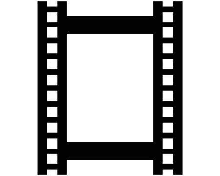 film strip Logo Template vector illustration designのイラスト素材