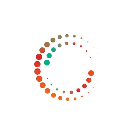 Technology circle logo and symbols Vectorのイラスト素材
