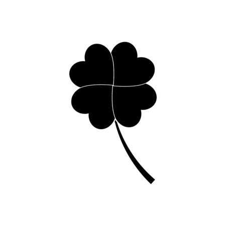 Leaf clover sign icon.saint patrick symbol.design illustrationのイラスト素材