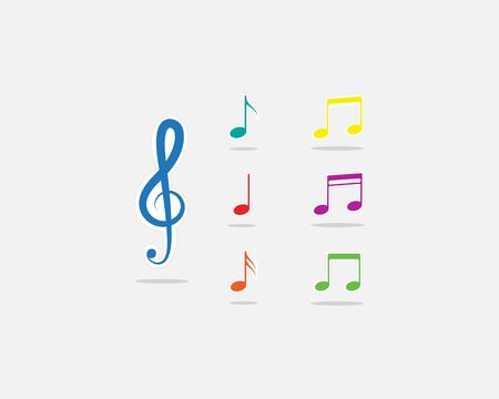 Music note Icon Vectorのイラスト素材