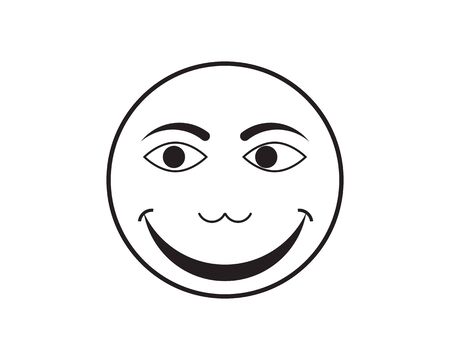 Joy Icon Logo Template Illustrationのイラスト素材