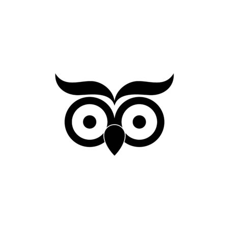 Owl Logo Template Vector Illustrationのイラスト素材