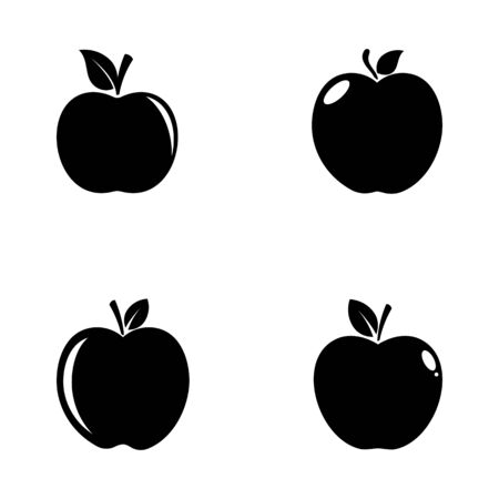 Apple vector illustration design icon logo templateのイラスト素材