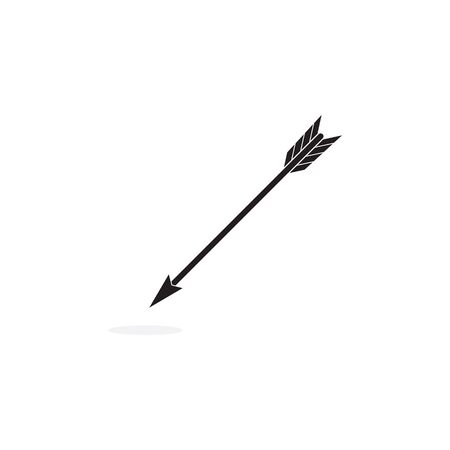 Set of Arrow archery icon vector illustration Logo Template designのイラスト素材