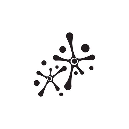 Bacteria vector illustration icon template designのイラスト素材