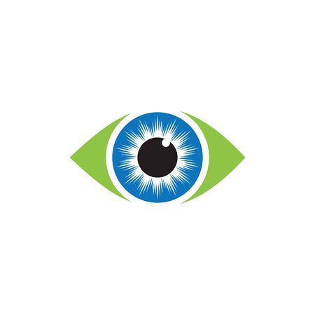 eye care logo template icon symbolのイラスト素材