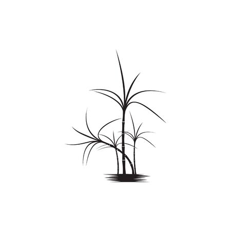 Sugar cane Logo Template vector symbol natureのイラスト素材