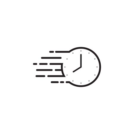 Fast Time Icon Logo Design vectorのイラスト素材