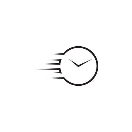 Fast Time Icon Logo Design vectorのイラスト素材