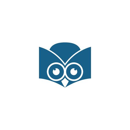 Owl Logo Template Vector Illustrationのイラスト素材
