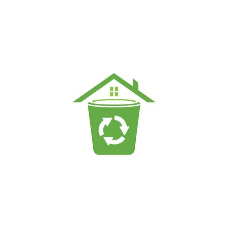 trash can icon vector design template and symbolのイラスト素材