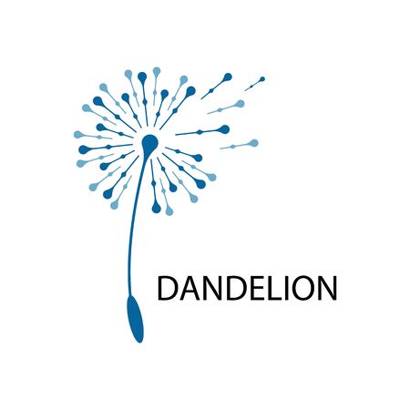 Dandelion vector icon design templateのイラスト素材