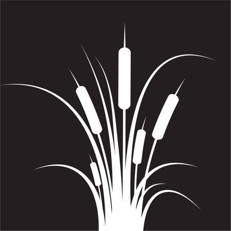 Reeds icon vector design template and symbolのイラスト素材