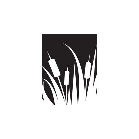 Reeds icon vector design template and symbolのイラスト素材