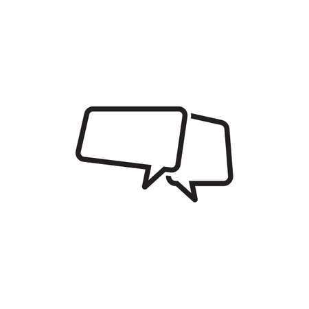 Speech Bubble Icon Vector Illustration Logo Templateのイラスト素材