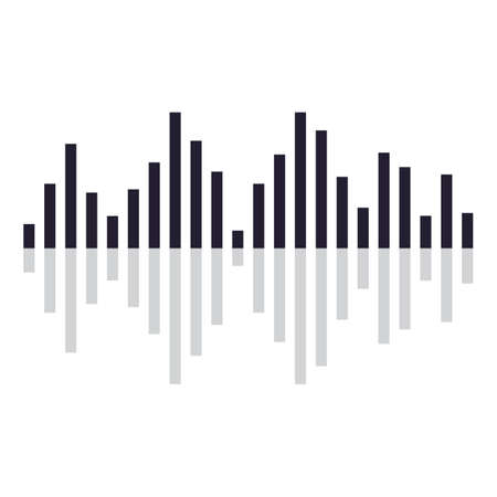 sound wave ilustration logo vector icon template