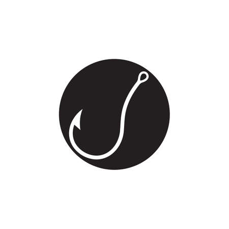 Fishing hook icon design template vector illustrationのイラスト素材