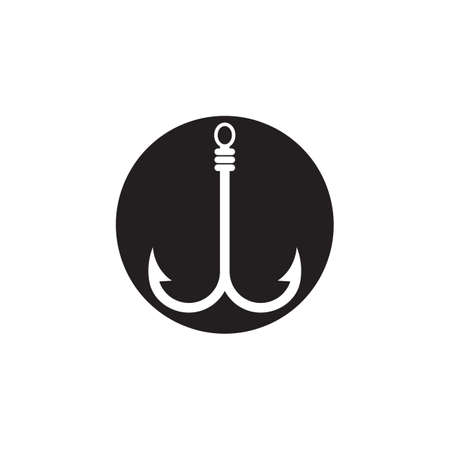 Fishing hook icon design template vector illustrationのイラスト素材