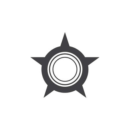 Shuriken icon illustration vector flat designのイラスト素材