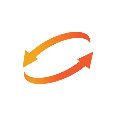 Arrow vector illustration icon Template design