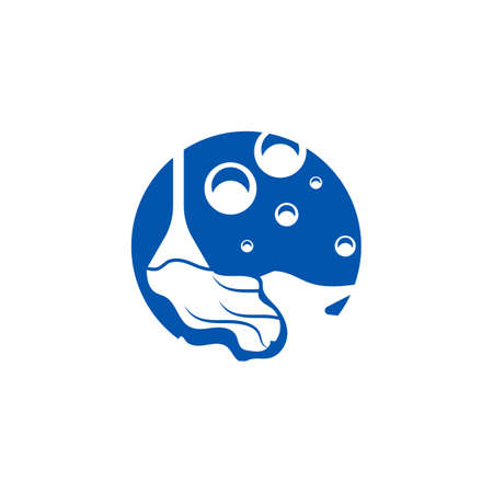 Cleaning logo and symbol ilustration vector templateのイラスト素材