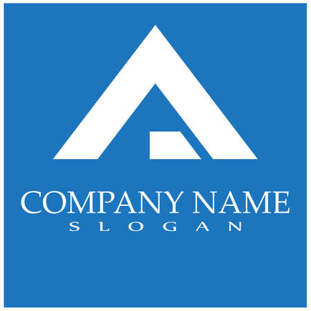 A Letter Logo Business Template Vector iconのイラスト素材