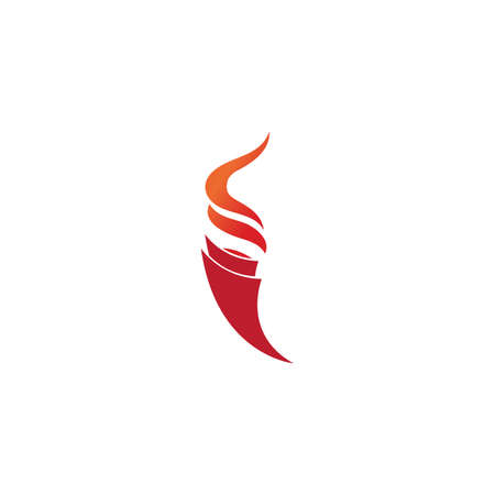Torch  Logo Template vector symbol natureのイラスト素材