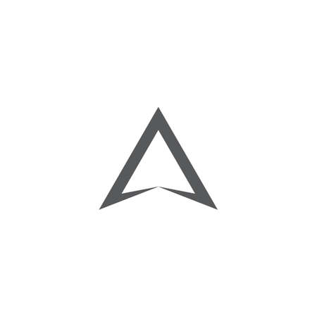 Triangle Logo Template vector icon illustration design