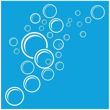 Bubble water vector illustration design templateのイラスト素材