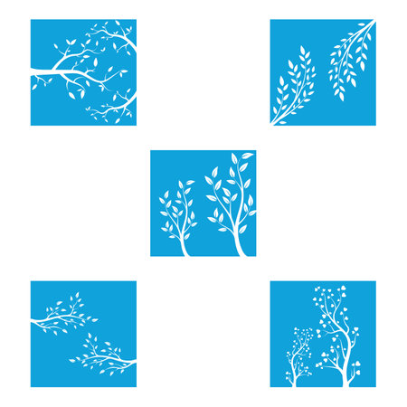 Set Breach Template vector symbol natureのイラスト素材