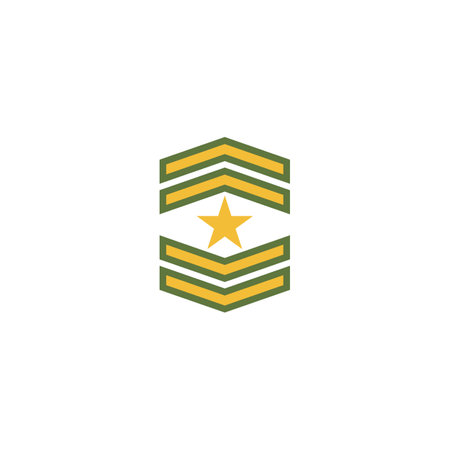 Military Wave Logo Template vector symbol natureのイラスト素材